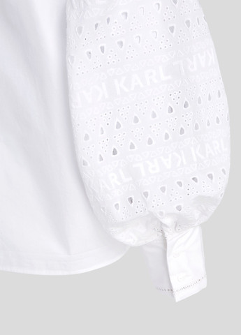 Белая блуза Karl Lagerfeld