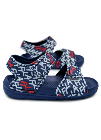 Синие пляжные сандалии для мальчика, пляжная обувь BBT на липучке