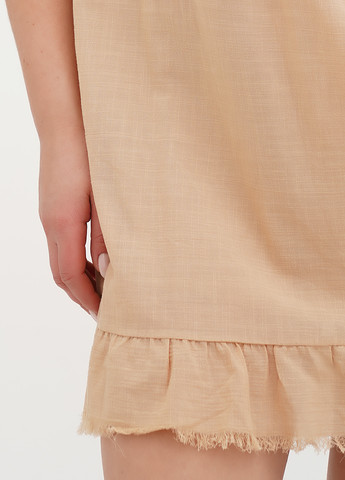 Бежева кежуал сукня а-силует Vicolo однотонна