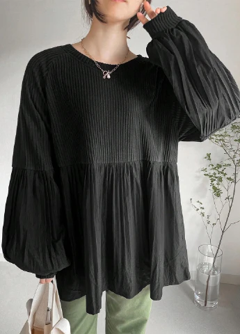 Чёрная блуза SHEIN