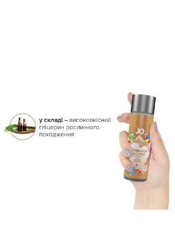 Лубрикант на водній основі H2O - Candy Shop - Butterscotch (60 мл) без цукру та парабенів System JO (254150755)