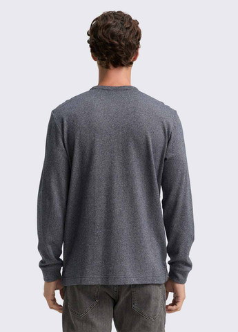 Лонгслів Tom Tailor логотип синій кежуали бавовна