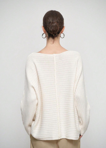 Кремовый демисезонный свитер SHEIN