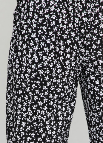 Черно-белые кэжуал летние брюки DESEO