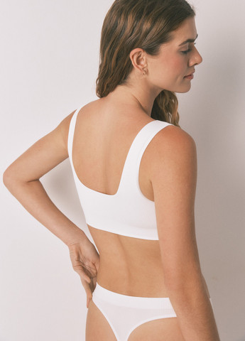 Молочный топ бюстгальтер Women'secret без косточек полиамид