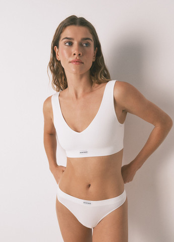 Молочный топ бюстгальтер Women'secret без косточек полиамид