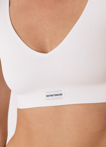 Молочный топ бюстгальтер Women'secret без косточек полиамид