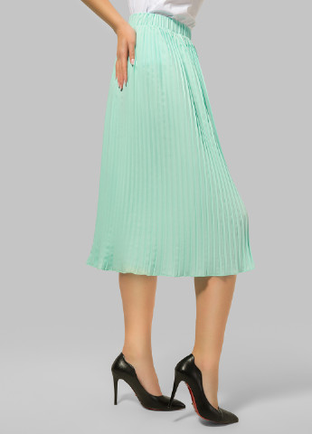 Зеленая кэжуал однотонная юбка Azuri