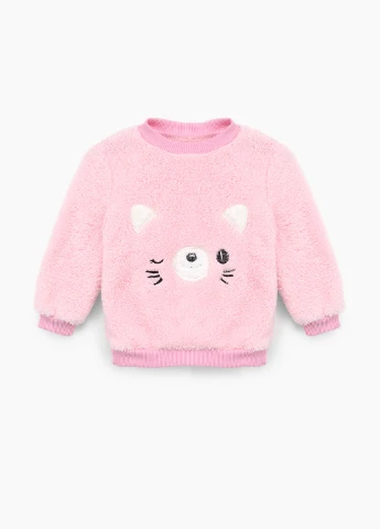 Розовый зимний костюм малявка Baby Show