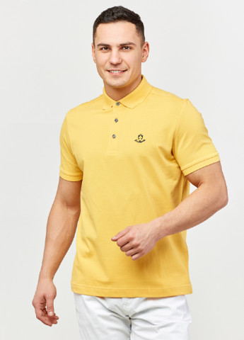 Желтая футболка-поло для мужчин Campione однотонная