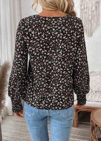 Чорна блуза SHEIN