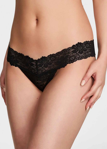 Чорний демісезонний комплект (топ, трусики) Victoria's Secret