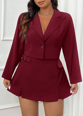 Костюм (жакет, спідниця-шорти) SHEIN (339132827)