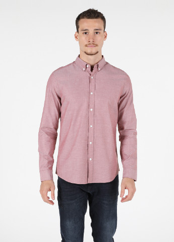 Темно-розовая кэжуал рубашка меланж Colin's