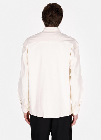 Айвори кэжуал рубашка однотонная Colin's