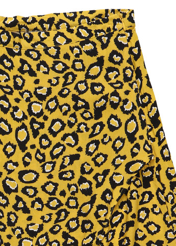 Желтая кэжуал леопардовая юбка Soyaconcept