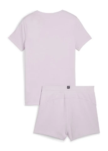 Фиолетовый летний костюм (футболка, шорты) Puma BLOSSOM Tee & Shorts Set G