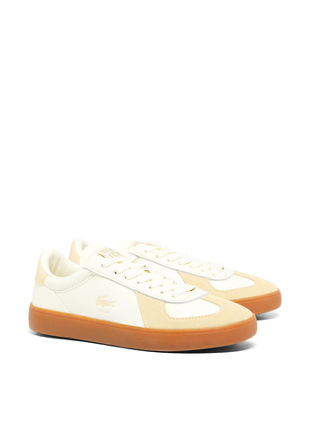 Бежевые кеды Lacoste