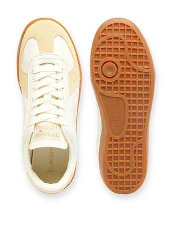 Бежевые кеды Lacoste