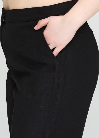 Черные кэжуал демисезонные брюки Covington