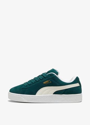 Темно-зеленые всесезонные кроссовки Puma SUEDE XL