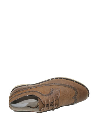 Туфлі Marco Piero броги однотонні коричневі кежуали