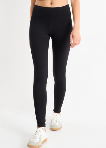 Черные демисезонные леггинсы C&A