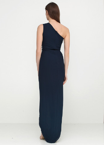 Темно-синя вечірня сукня Lace & Beads