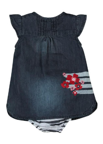 Темно-синий летний комплект (платье, трусики) Boboli