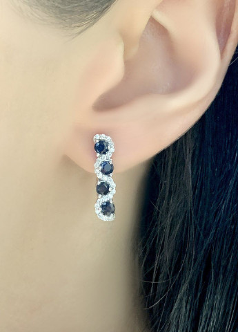 Серьги Silver Flame (152533594)