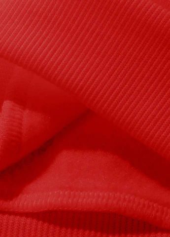 SHEIN свитшот новогодний красный кэжуал полиэстер, трикотаж с начесом