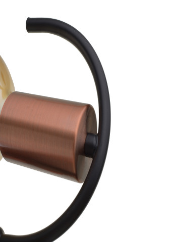 Бра черно-золотистого цвета без плафона BL-997W/1 E27 BK+AC Brille (242444979)