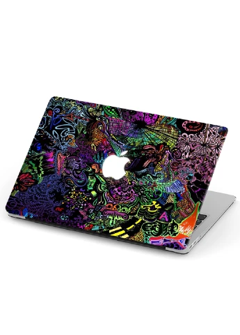 Чохол пластиковий для Apple MacBook Pro Retina 15 A1398 Абстракція Психоделік (Abstraction Psychedelic) (6353-2710) MobiPrint (219124479)