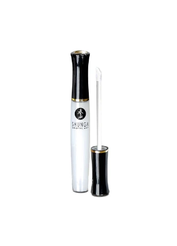 Стимулюючий блиск для губ LIPGLOSS - Coconut Water (10 мл), ефект поколювання, холод-тепло Shunga (254152034)