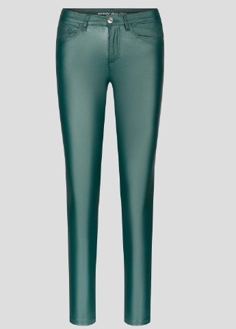Зеленые кэжуал демисезонные зауженные брюки Orsay