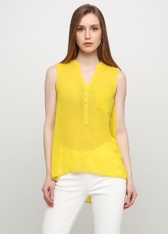 Желтая летняя блуза H&M