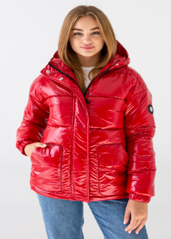Червона зимня жіноча зимова куртка "бетті" Uzeff