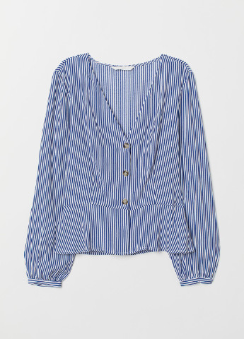 Синяя демисезонная блуза H&M