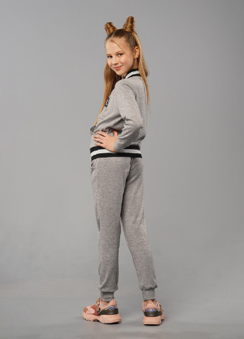 Серый демисезонный серый демисезонный спортивный костюм брючный Sinthia