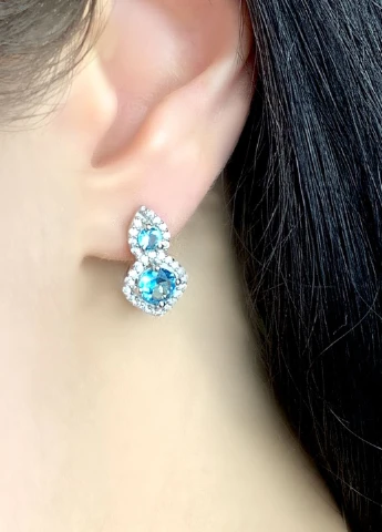 Сережки Silver Flame (152533431)