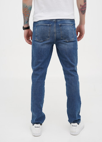 Синие демисезонные слим джинсы C&A