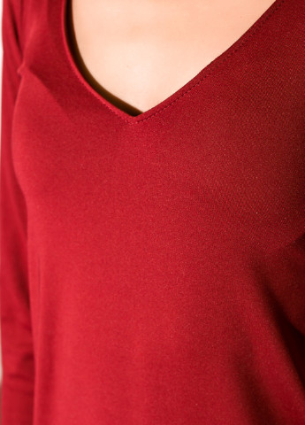 Бордова кежуал сукня футляр Time of Style однотонна