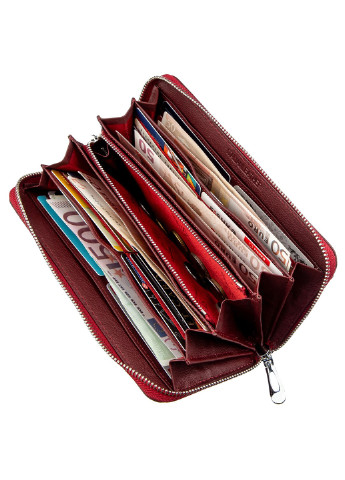 Женский кожаный кошелек-клатч 10х20 см st leather (229460746)