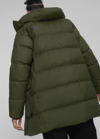 Сіро-зелена зимня куртка Puma Protective Hooded Down Coat