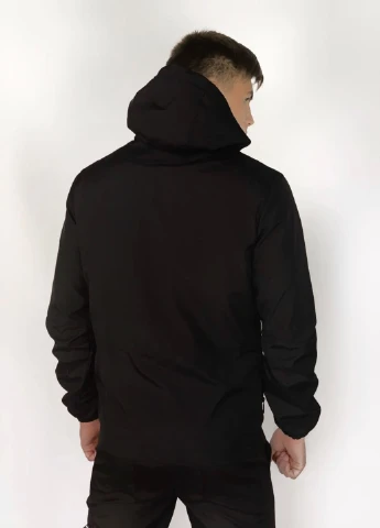 Черная демисезонная куртка softshell light черная Intruder