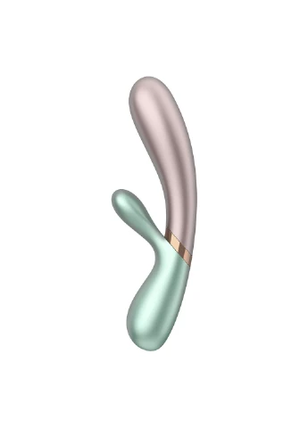 Смарт вибратор-кролик с подогревом Hot Lover Green Satisfyer (254551130)