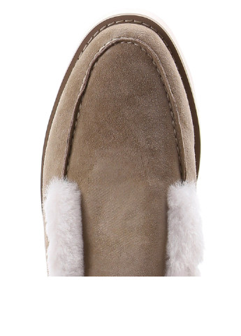 Зимние ботинки Le'BERDES с белой подошвой, с мехом из натуральной замши