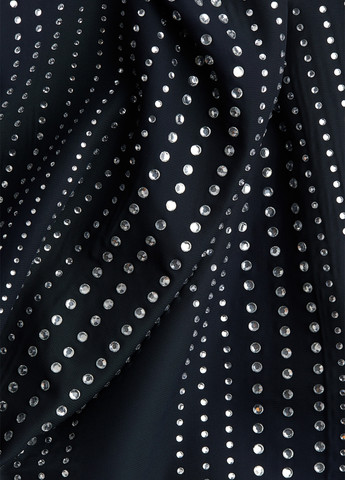 Темно-синя вечірня, кежуал сукня H&M однотонна