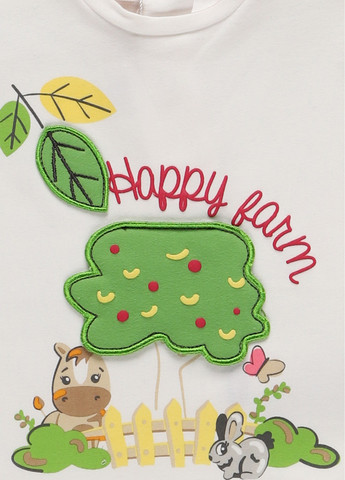 Молочная летняя футболка Chicco