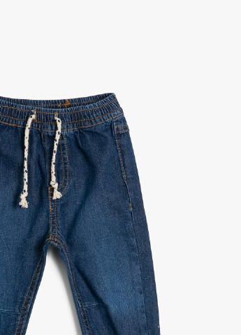 Синие демисезонные джоггеры джинсы KOTON